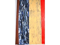 Jelis van dolderen - olie en tempera op doek - 200x140 cm - 1988 - afbeelding 10 van  14