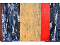 Jelis van dolderen - olie en tempera op doek - 200x140 cm - 1988 - afbeelding 11 van  14