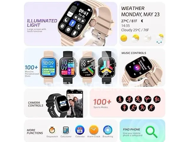Jelloo smart watch - afbeelding 4 van  7