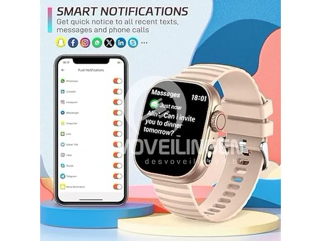 Jelloo smart watch - afbeelding 6 van  7