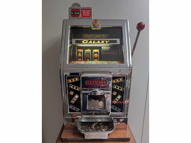 Jennings - 1966 - galaxy - slotmachine - afbeelding 9 van  16