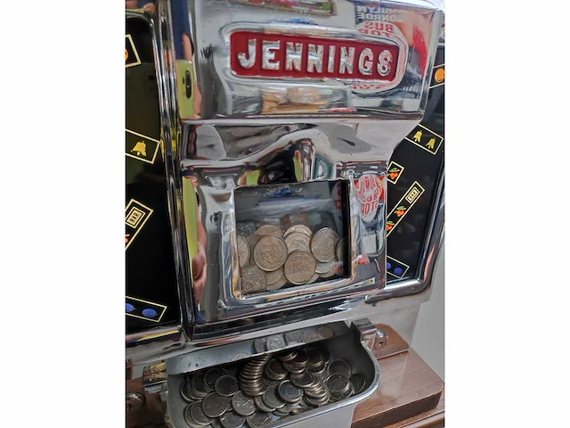 Jennings - 1966 - galaxy - slotmachine - afbeelding 10 van  16