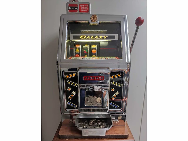 Jennings - 1966 - galaxy - slotmachine - afbeelding 11 van  16