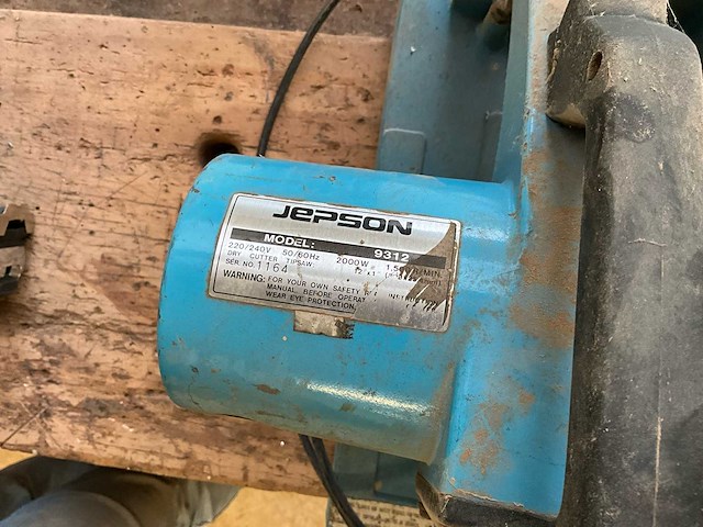 Jepson 9312 afkortzaagmachine - afbeelding 6 van  6