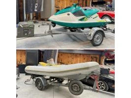 Jetski yamaha en boot zodiac