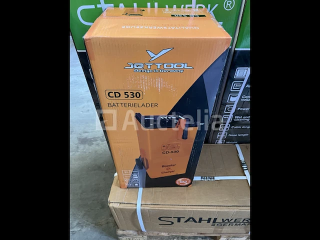 Jettool cd530 acculader 12/24v 16a 9500w - afbeelding 1 van  3