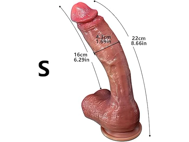 Jfrong s siliconen realistische dildo met zuignap - afbeelding 1 van  2