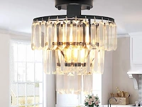 Jhlbyl moderne kristallen plafondlamp - afbeelding 1 van  4
