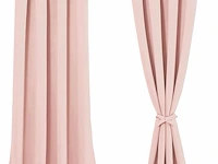 Jiuzhen verduisteringsgordijnen pink - afbeelding 1 van  3