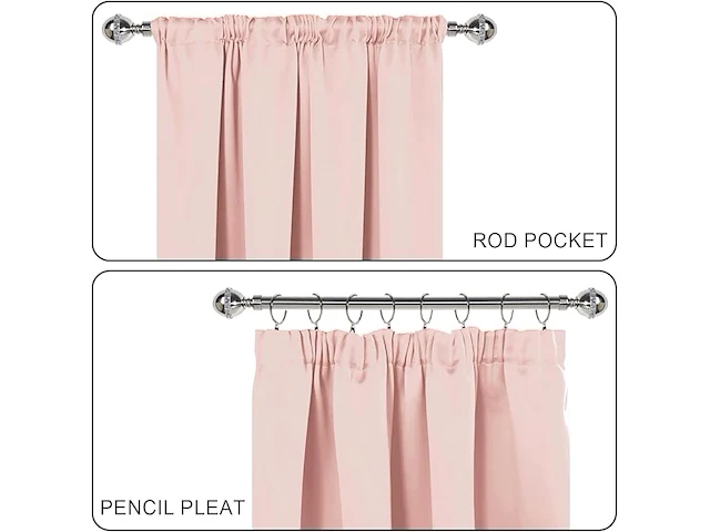 Jiuzhen verduisteringsgordijnen pink - afbeelding 3 van  3