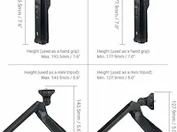 Jjc 2in1 shooting grip afstandsbediening - afbeelding 3 van  5