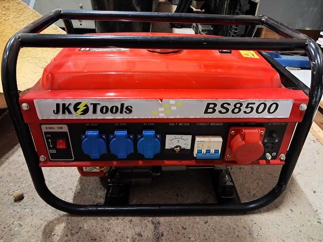 Jk tools stroomgroep - stroomgroep 8500w - afbeelding 4 van  4