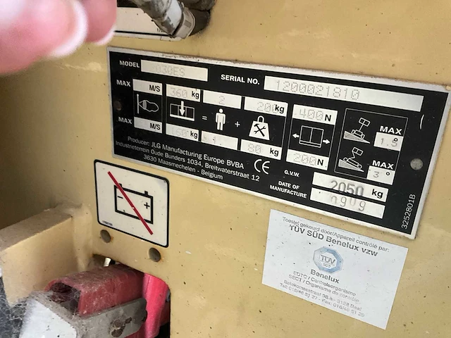 Jlg schaarhoogwerker (3x) - electrisch - afbeelding 4 van  13