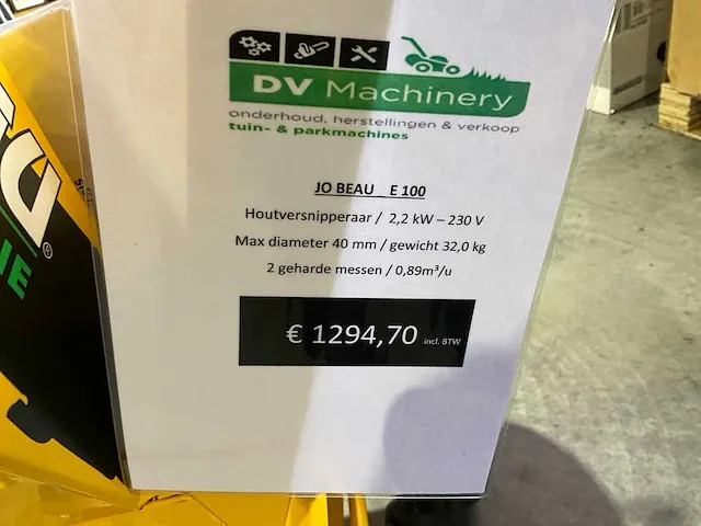 Jo beau e100 tuinhakselaar - afbeelding 5 van  5