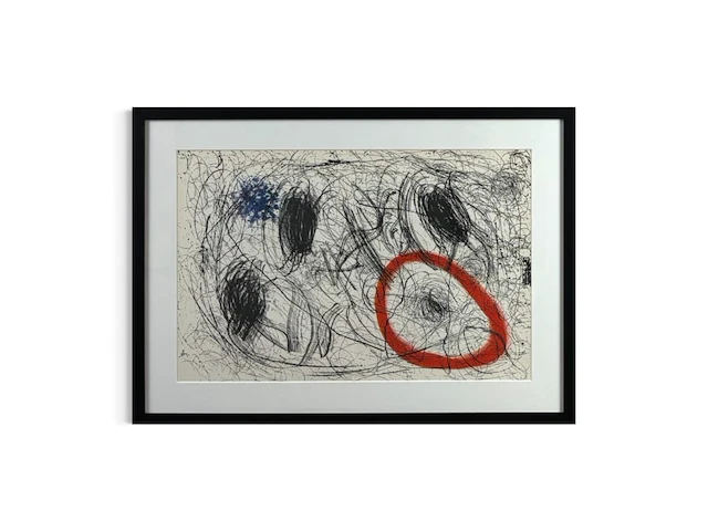 Joan miro - lithografie 1972 - afbeelding 1 van  1