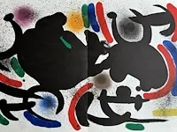 Joan miro - originele lithografie 1972 - afbeelding 1 van  1