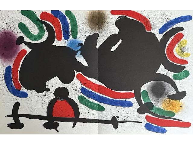 Joan miro - originele lithografie 1972 - afbeelding 1 van  1
