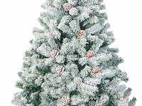 Jofony gevlokte kerstboom (180 x 100 cm) - afbeelding 1 van  4