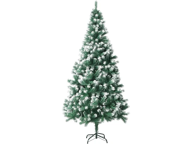 Jofony gevlokte kerstboom (210 x 115 cm) - afbeelding 1 van  5