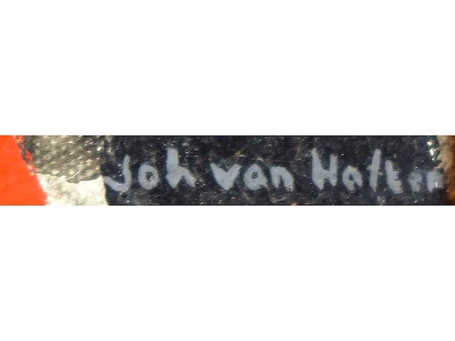 Johannes van hoften - dubbelganger - olie op doek - afbeelding 3 van  3
