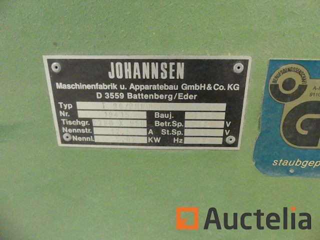 Johannsen t96/pneuma breedbandschuurmachine - afbeelding 5 van  15
