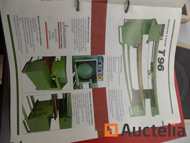 Johannsen t96/pneuma breedbandschuurmachine - afbeelding 7 van  15