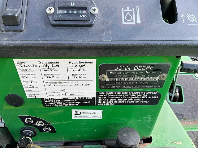 John deere - 2653a - zitmaaier - afbeelding 30 van  36