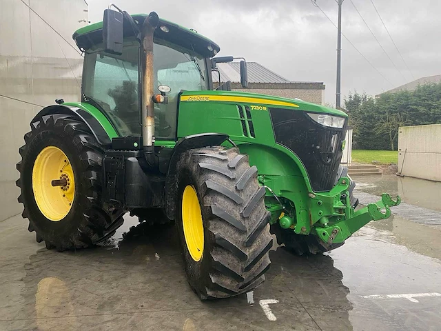 John deere - 7230r - 4-wheel drive tractor - 2013 - afbeelding 6 van  12
