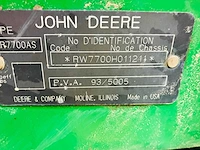 John deere - 7700 - 4-wheel drive tractor - 1996 - afbeelding 13 van  20