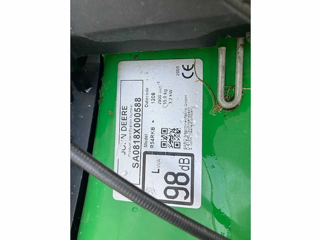 John deere - r54rkb - lawnmower - afbeelding 4 van  4