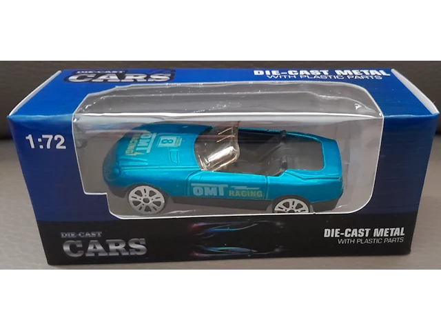 Johntoy die cast cars blauw omt - afbeelding 1 van  3