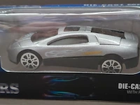 Johntoy die cast cars racing licht grijs