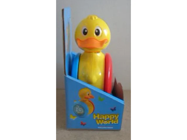 Johntoy happy world rolling duck - afbeelding 1 van  7