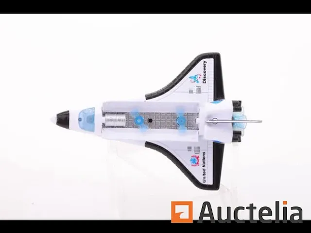 Johntoy space shuttle met licht en geluid wit 20 cm - afbeelding 2 van  4