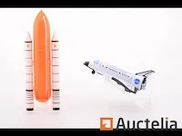 Johntoy space shuttle met licht en geluid wit 20 cm - afbeelding 3 van  4