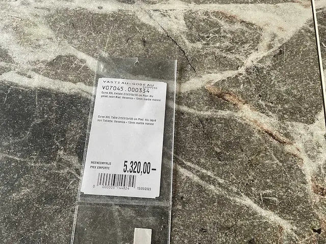 Joli curve xxl eetkamertafel met stoelen - afbeelding 4 van  8