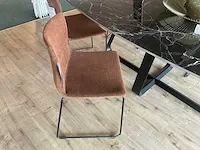 Joli elyps eetkamertafel met stoelen - afbeelding 5 van  8