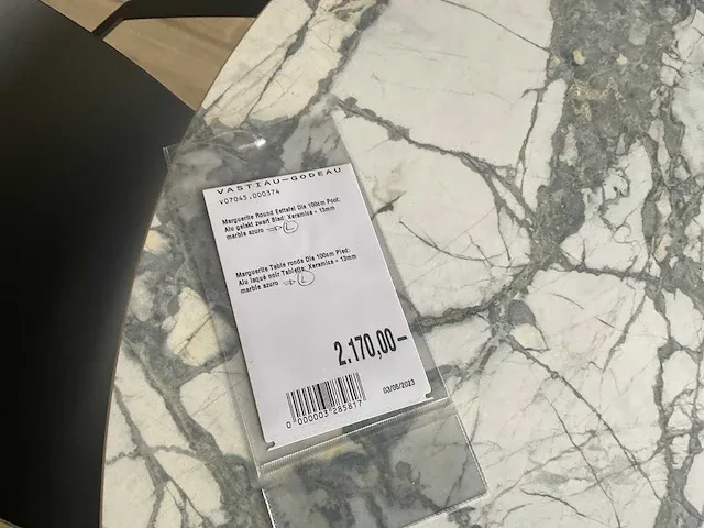 Joli marguerite round ronde eetkamertafel met stoelen - afbeelding 3 van  6
