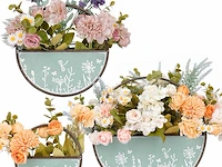 Joneshousedeco ronde groene muur plantenbak - afbeelding 1 van  3