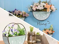 Joneshousedeco ronde groene muur plantenbak - afbeelding 3 van  3