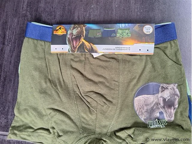 Jongens boxershorts jurassic park - afbeelding 1 van  3