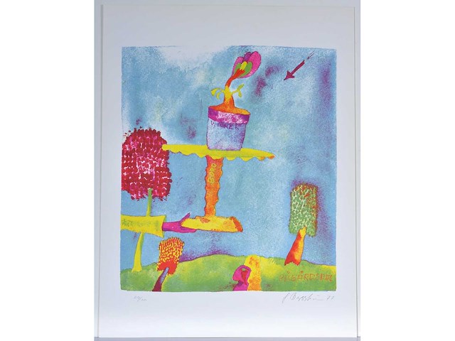 Jonny forsström -rågårdsdal - zeefdruk - afbeelding 2 van  7