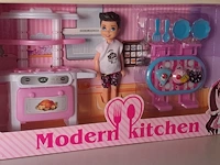 Jonotoys tienerpop modern kitchen 11-delig - afbeelding 5 van  5