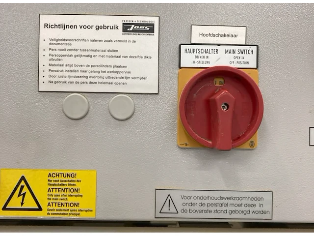 Joos eu80 verwarmde fineerpers - afbeelding 7 van  8