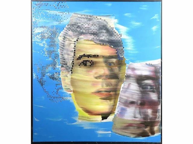 Joost de munk – acrylverf op doek - afbeelding 2 van  5