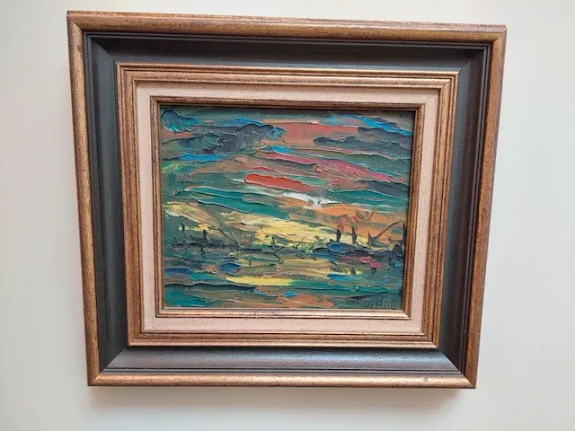 Jos mous - origineel schilderij in olie - afbeelding 1 van  6