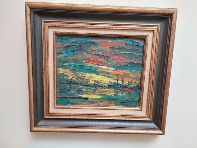Jos mous - origineel schilderij in olie - afbeelding 2 van  6