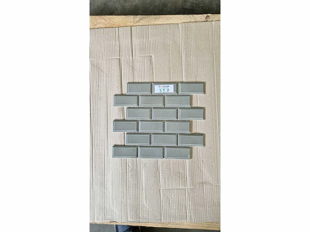 Jos stucco plaster vision brick mozaiek tegel 4,93 m² - afbeelding 1 van  3