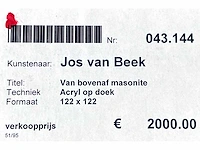 Jos van beek - van bovenaf - acryl op paneel - afbeelding 4 van  12