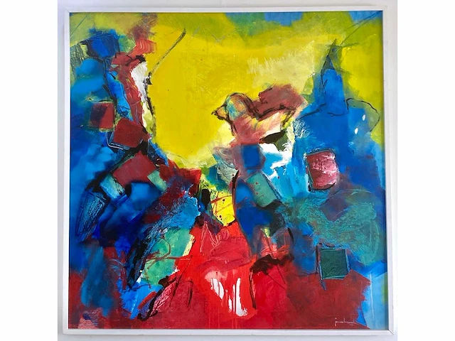 Jos van beek - van bovenaf - acryl op paneel - afbeelding 5 van  12